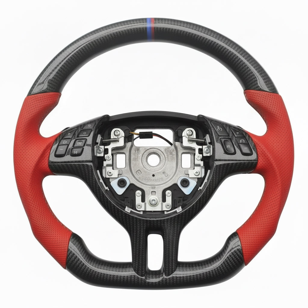 BMW E46 / E39 / E53 Carbon Fiber Steering Wheel – Customizable
