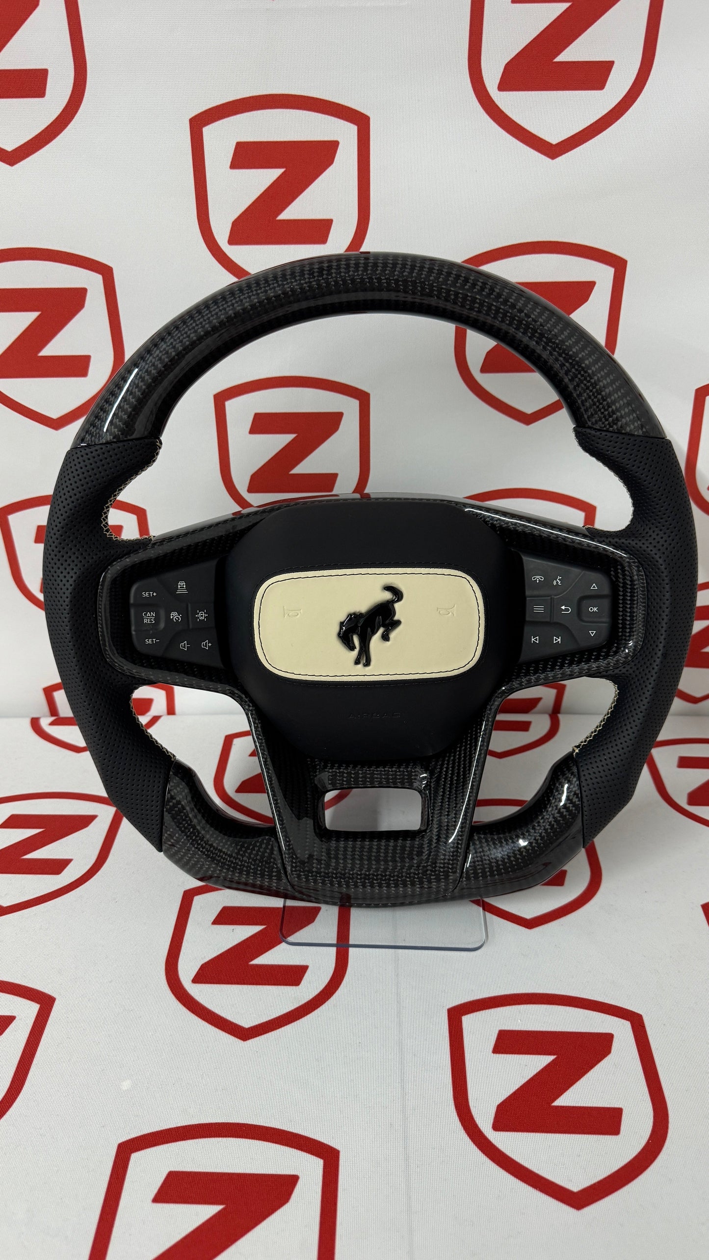 2021+ Ford Bronco Carbon Fiber Steering Wheel – Customizable