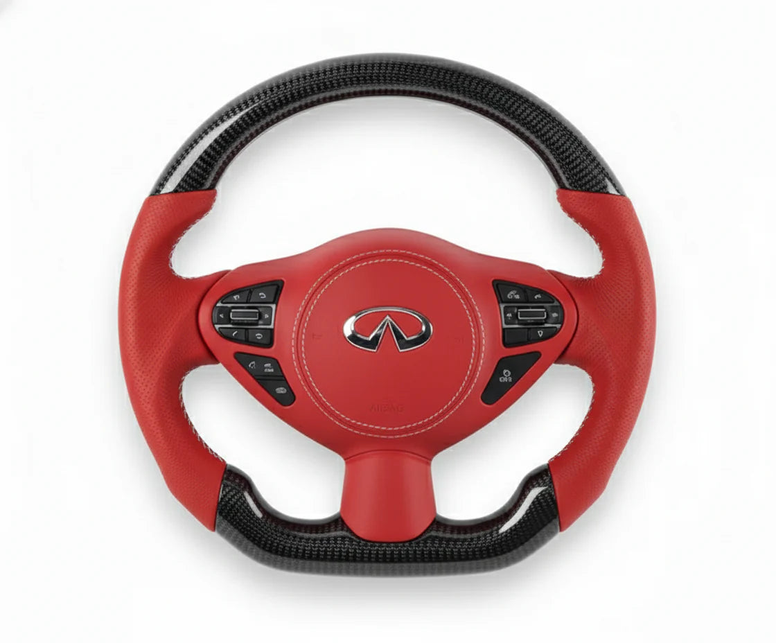 2009-2013 Infiniti FX35 Carbon Fiber Steering Wheel - Customizable