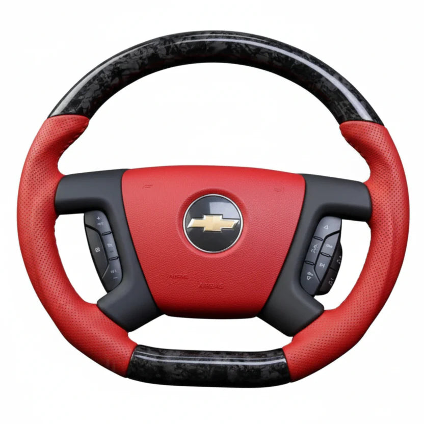 2007–2014 GMC Sierra / Yukon Carbon Fiber Steering Wheel – Customizable