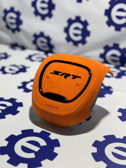 2015-2023 Dodge Airbag Cover - Orange Alcantara