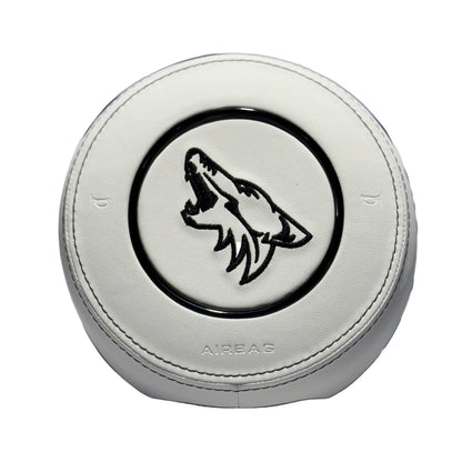 Ford Mustang Coyote Airbag Cover - White Leather