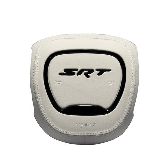 2015-2023 Dodge Airbag Cover - White Leather