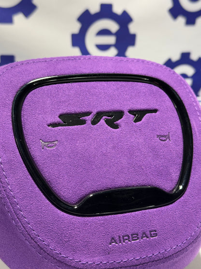 2015-2023 Dodge Airbag Cover - Purple Alcantara