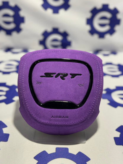 2015-2023 Dodge Airbag Cover - Purple Alcantara