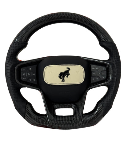 2021+ Ford Bronco Carbon Fiber Steering Wheel – Customizable