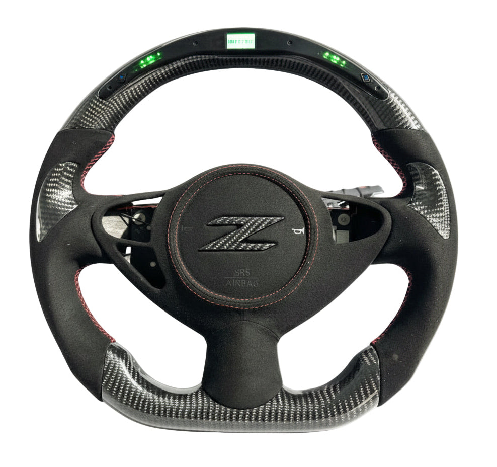 2009-2020 Nissan 370Z Carbon Fiber Steering Wheel - Customizable