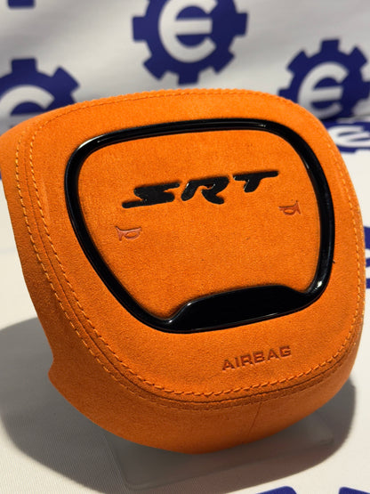 2015-2023 Dodge Airbag Cover - Orange Alcantara