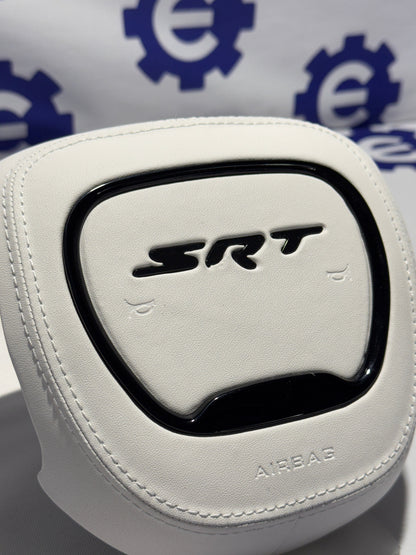 2015-2023 Dodge Airbag Cover - White Leather