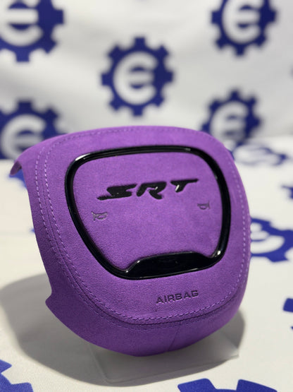 2015-2023 Dodge Airbag Cover - Purple Alcantara