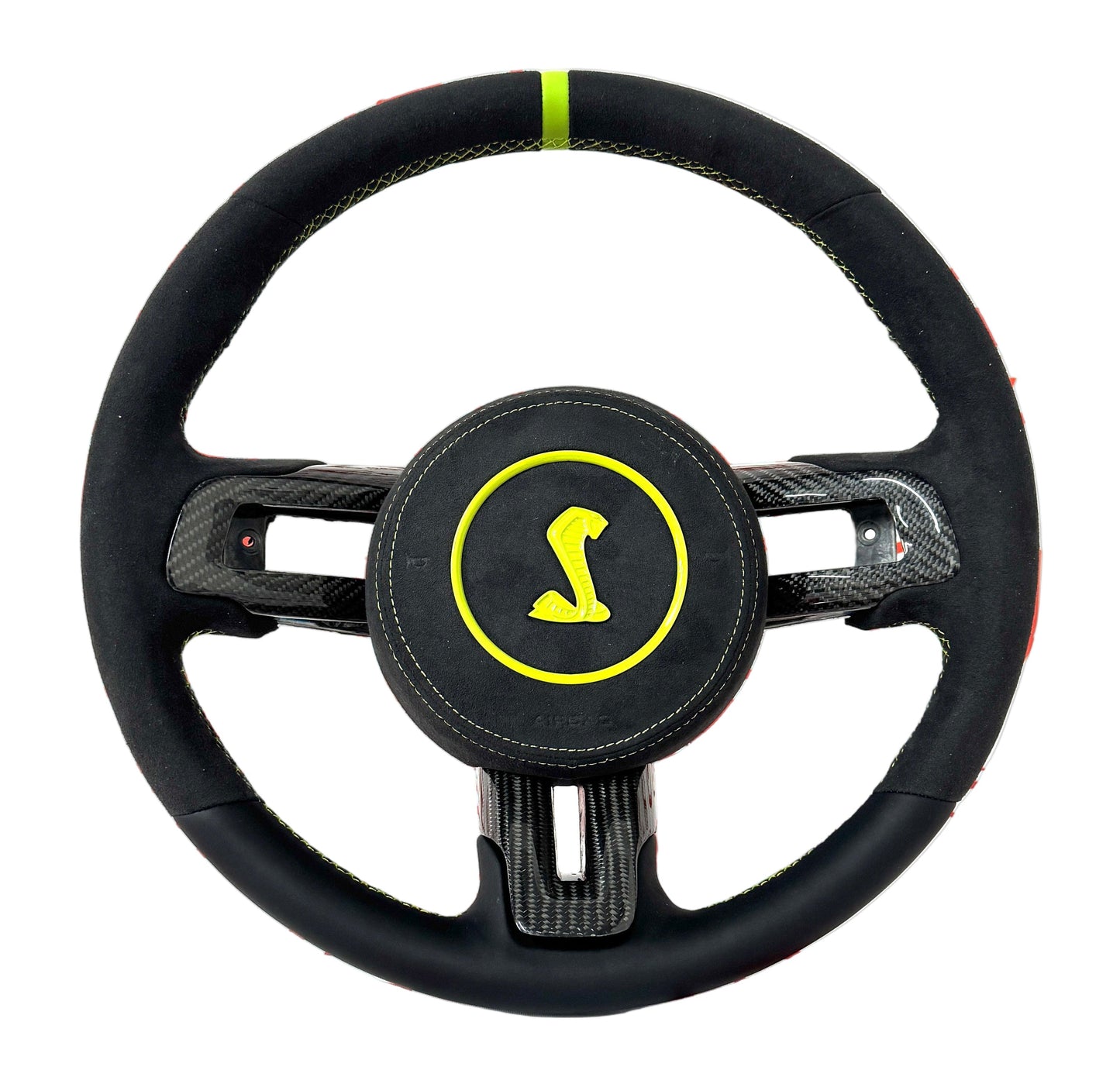 2015-2023 Shelby GT350/GT500 Carbon Fiber Steering Wheel - Customizable