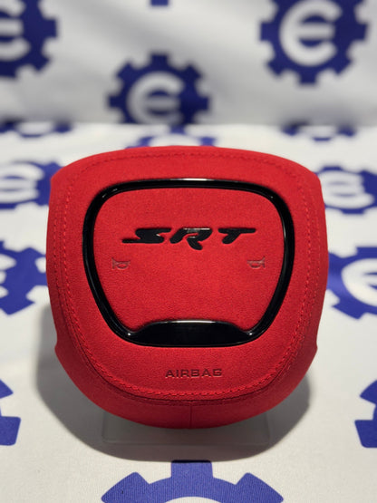 2015-2023 Dodge Airbag Cover - Red Alcantara