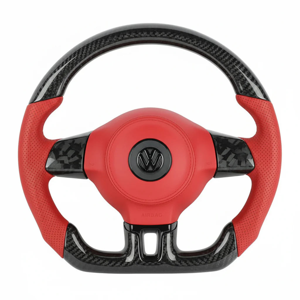 2010–2014 Volkswagen Golf / GTI / GTD / R Carbon Fiber Steering Wheel – Customizable
