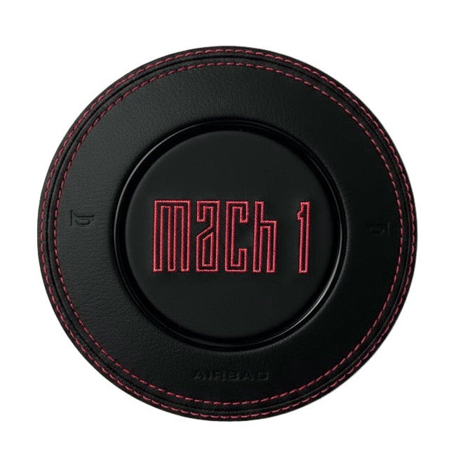 Ford Mustang Mach 1 Embroidered Airbag Cover - Red
