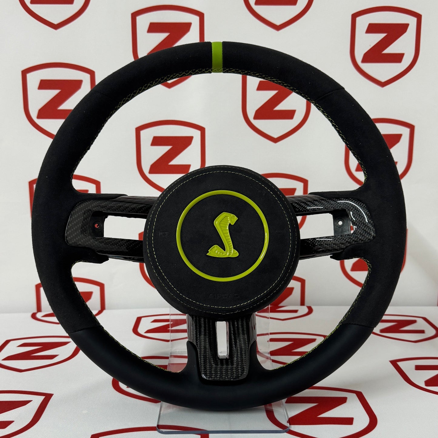 2015-2023 Shelby GT350/GT500 Carbon Fiber Steering Wheel - Customizable